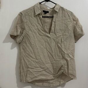 J. Crew linen top